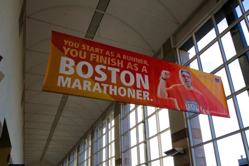 Boston Marathon Marathoner 001